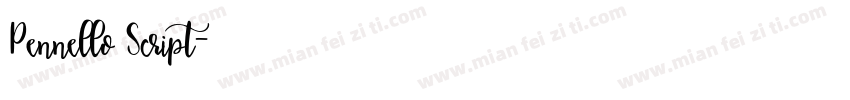 Pennello Script字体转换
